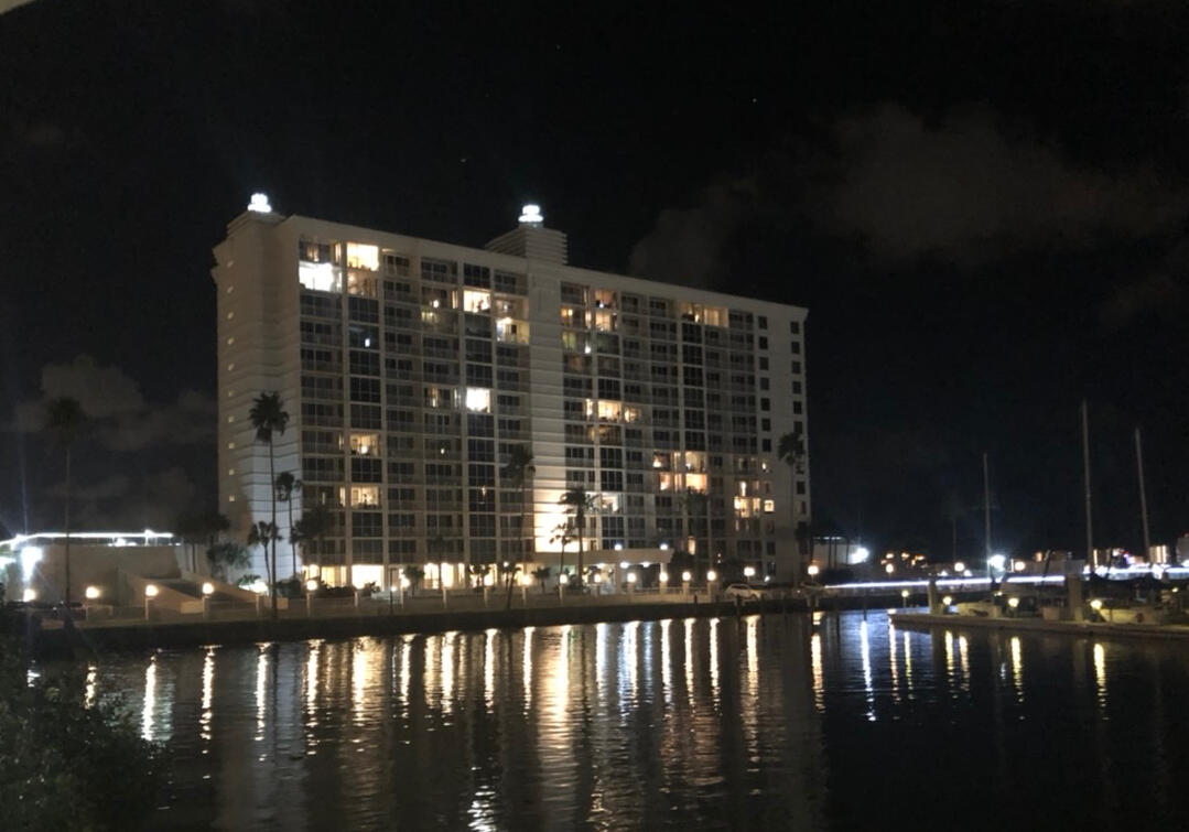 Pierce 100 Condo, view from Coachman Park, Clearwater